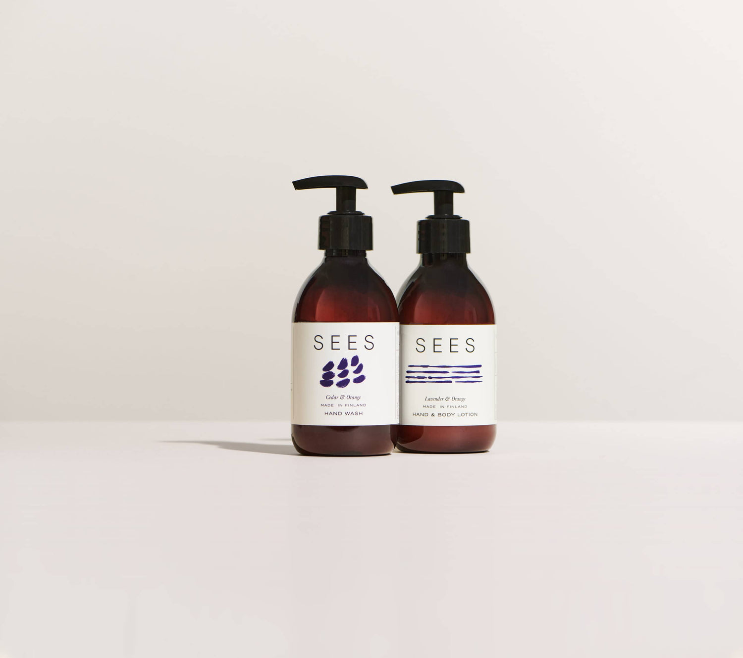 hand wash hand lotion sees company finland natural cosmetic finnish suomalainen finnair set hand care saippua