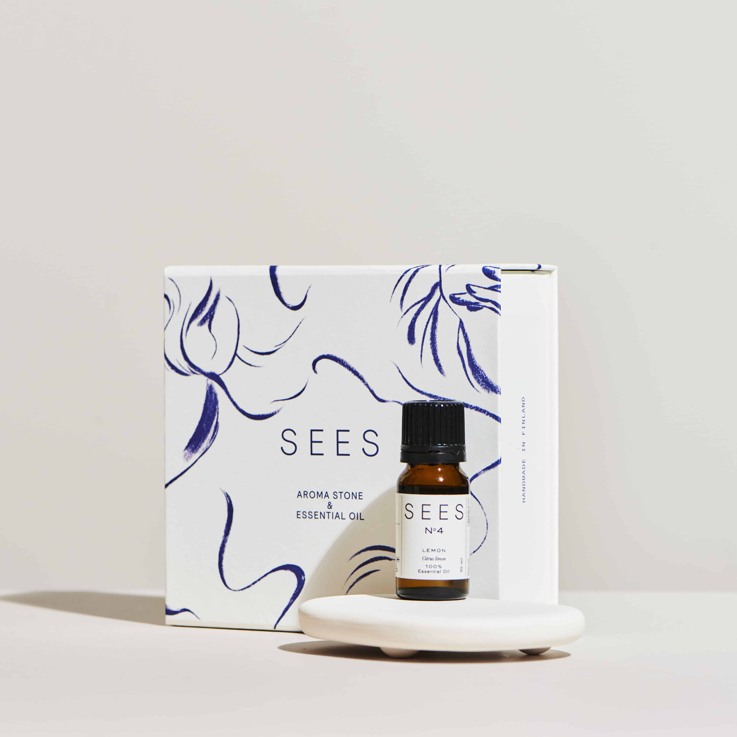 Aroma Stone & Lemon Essential Oil Set