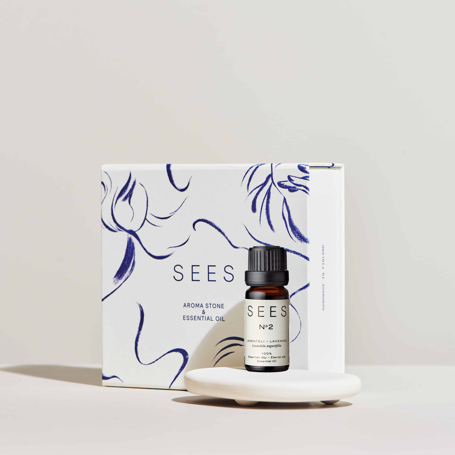 Aroma Stone & Lavender Essential Oil Set
