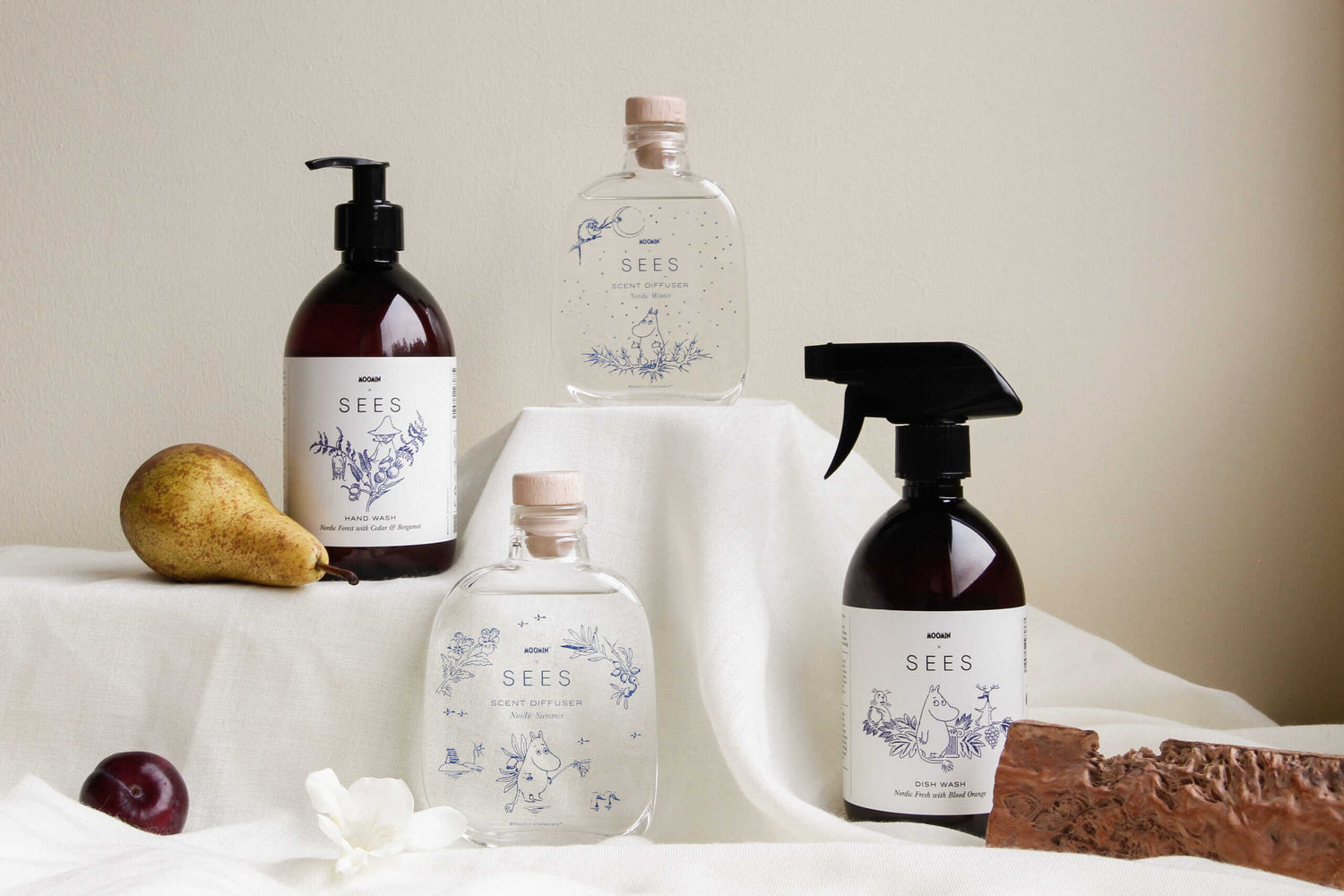 muumi sees tuoteperhe products product range moomin hand wash dish was diffusers