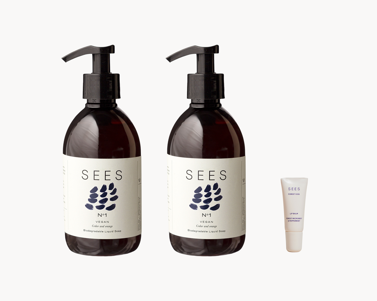 Hand Wash & Lip Balm Set – Cedar & Orange
