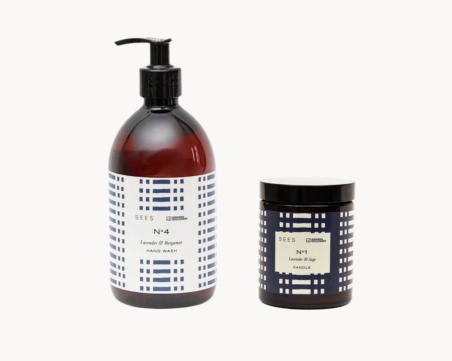 Candle & Hand Wash Gift Set – Lavender & Sage (SEES × Johanna Gullichsen)