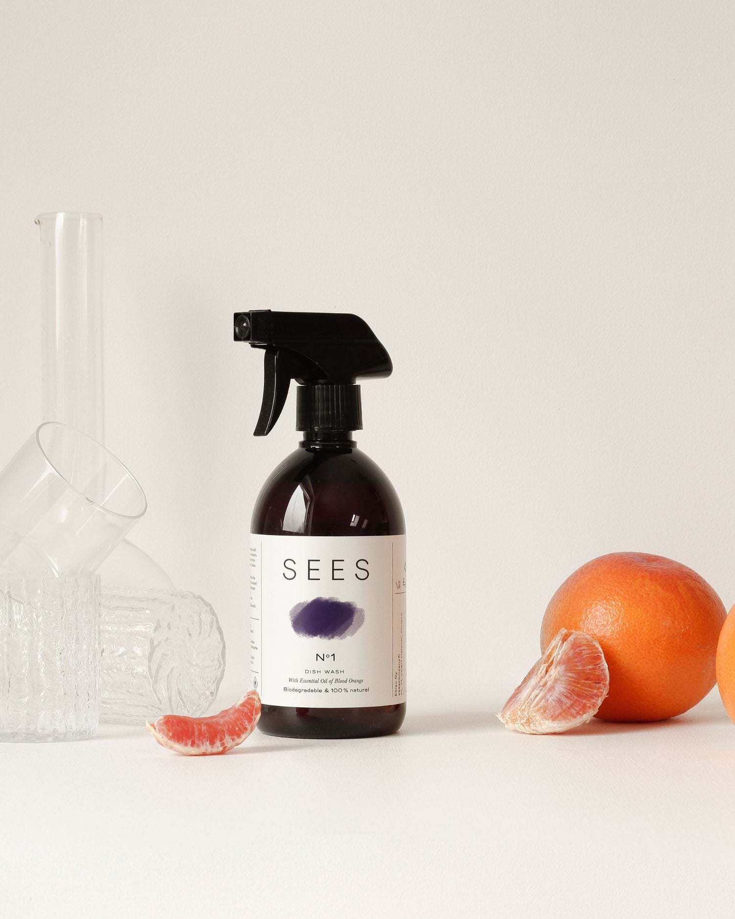 食器洗い用スプレー SEES Tiskiaine spray veriappelsiini 500ml