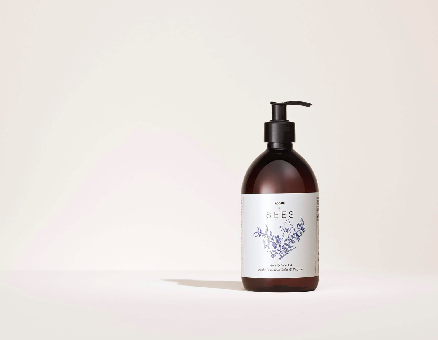 SEES muumi moomin hand wash made in finland käsisaippua biohajoava ruskea pullo