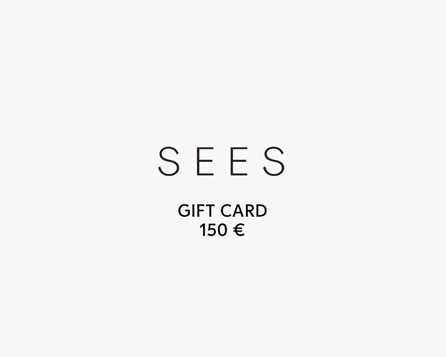 SEES gift card